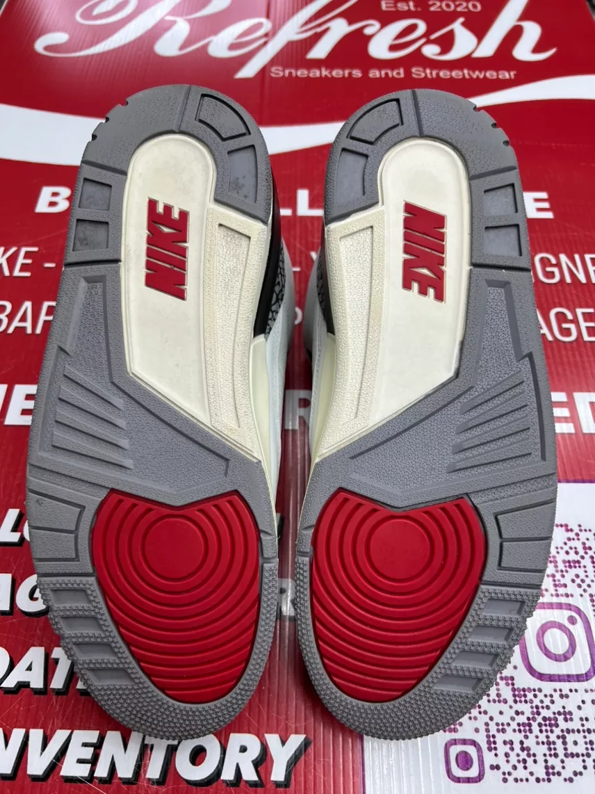 Air Jordan 3 White Cement Reimagined Size 9