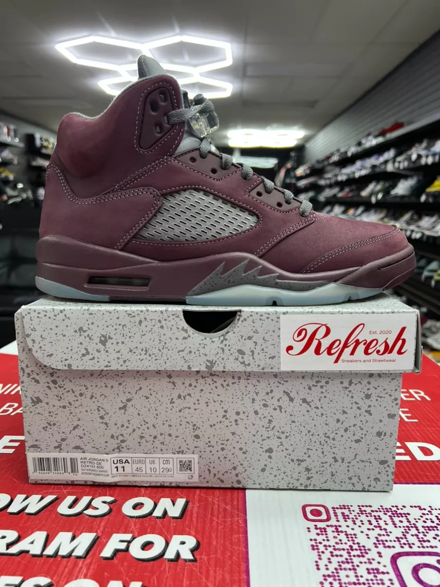Air Jordan 5 Burgundy Size 11