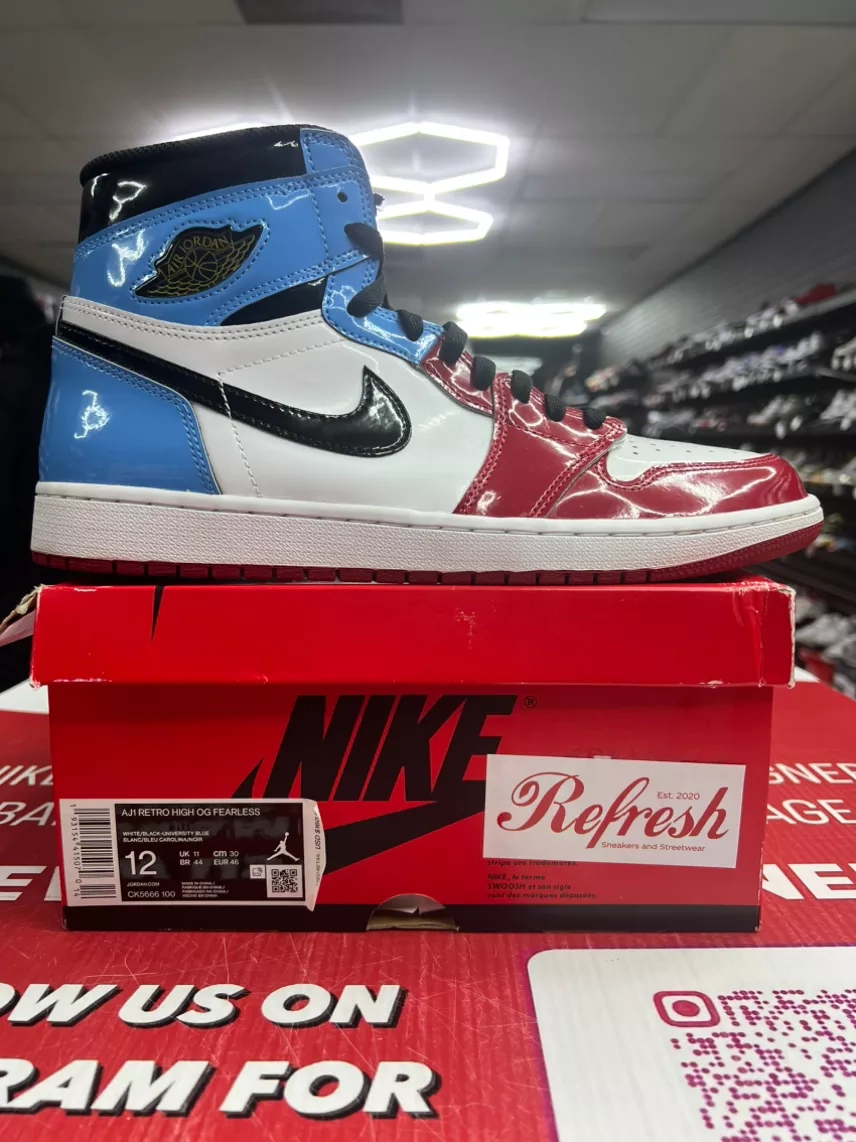 Air Jordan 1 Fearless Unc Chicago Size 12