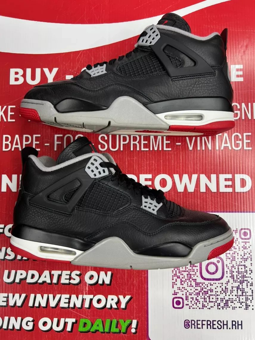 Air Jordan 4 Bred Reimagined Size 12
