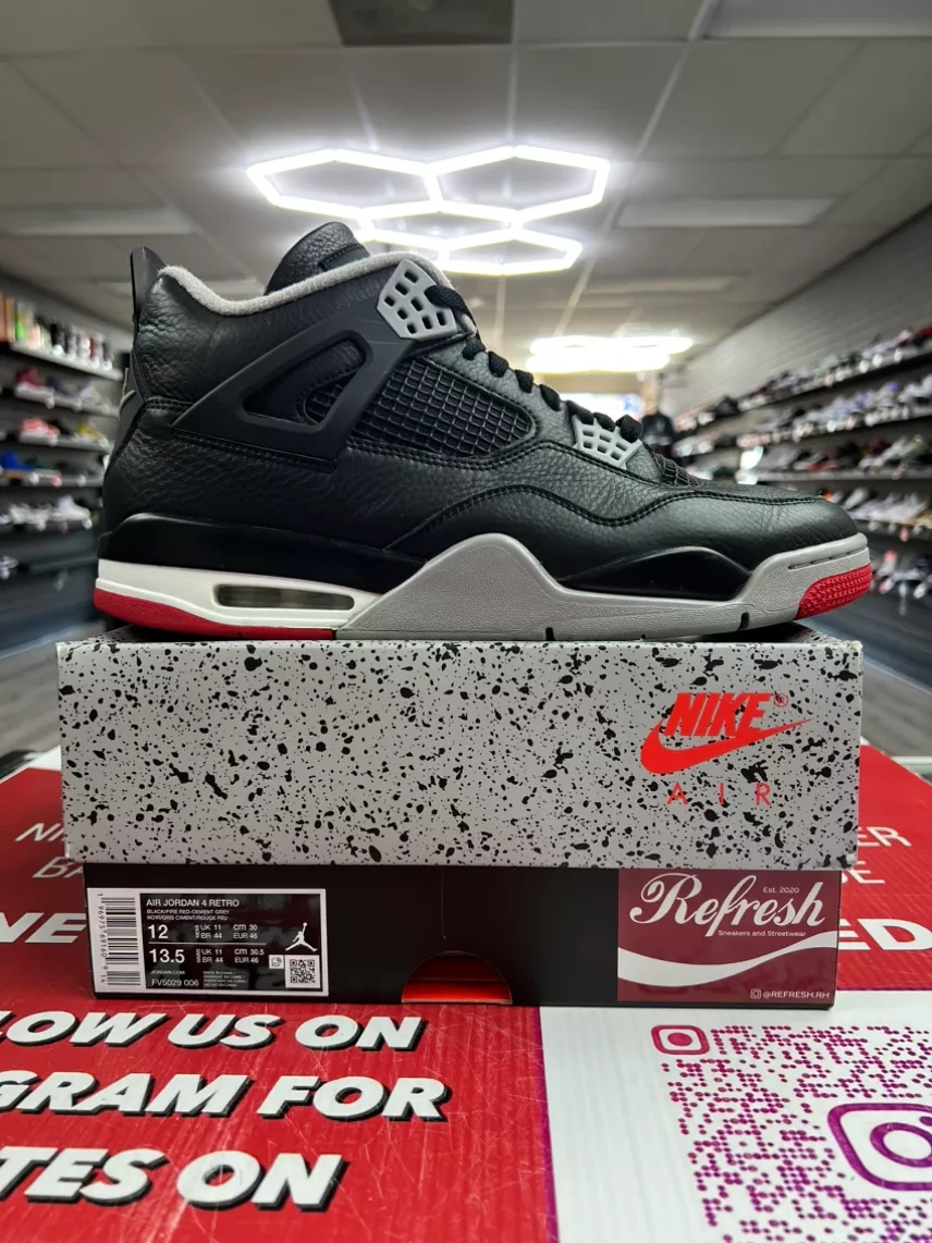 Air Jordan 4 Bred Reimagined Size 12