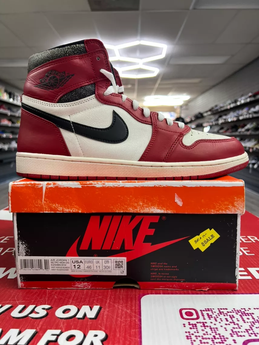 Air Jordan 1 Lost And Found Size 12