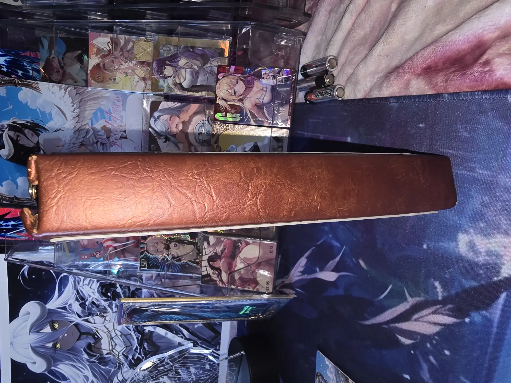 Vintage Brown Clutch Wallet with Kiss Lock Closure