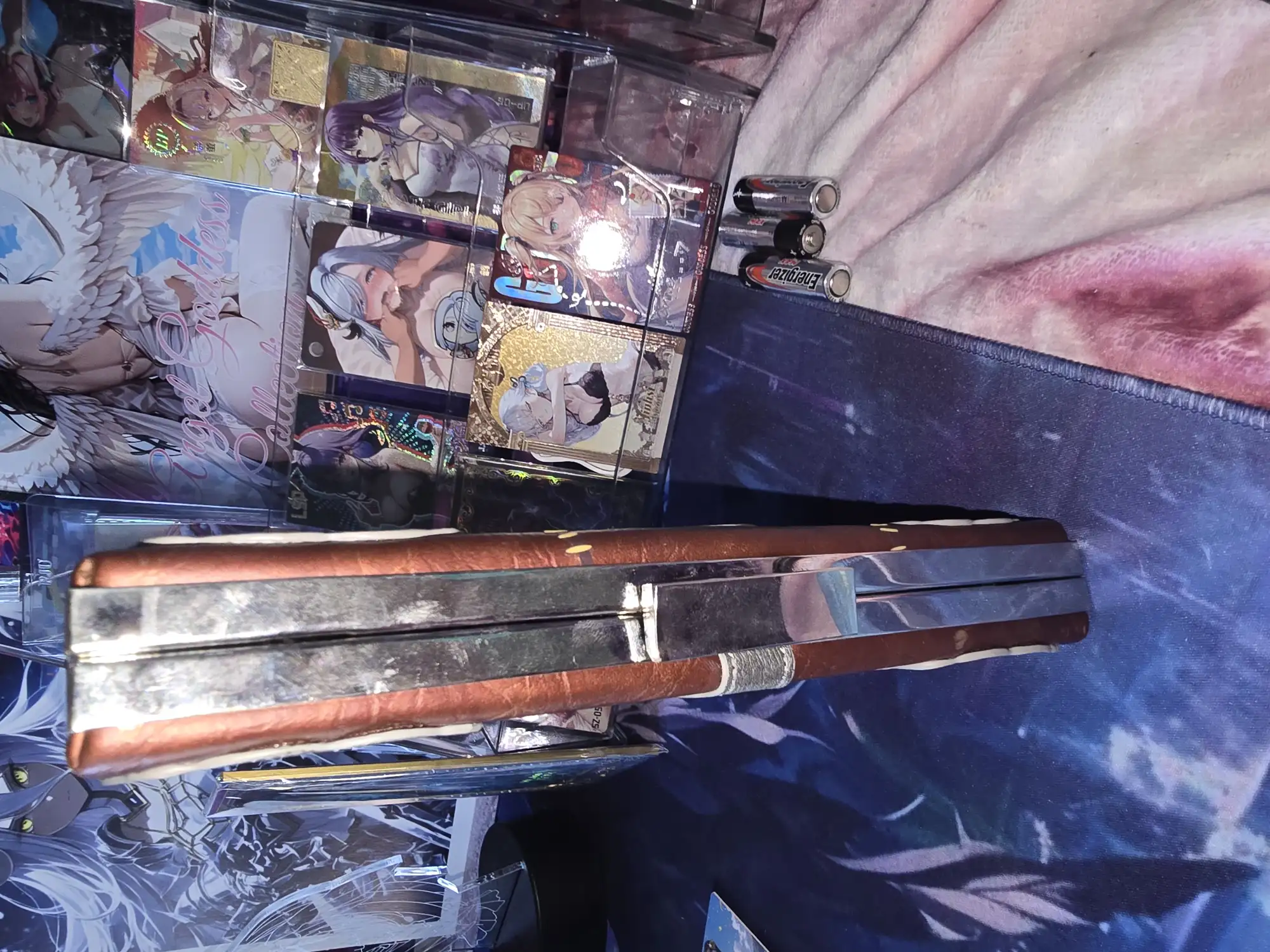 Vintage Brown Clutch Wallet with Kiss Lock Closure