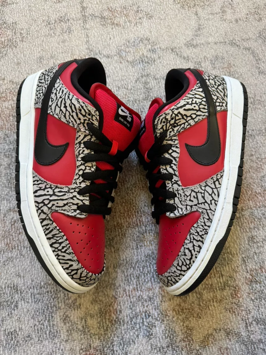 SZ 9 Supreme x Nike SB Dunk Low