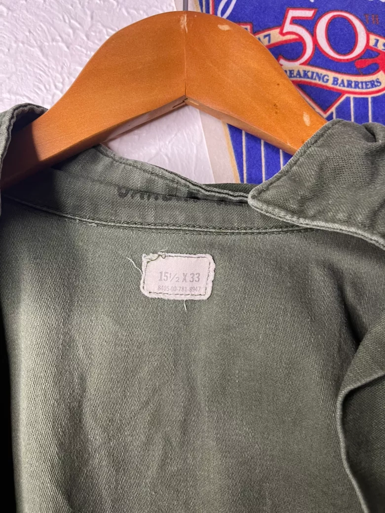 Vintage USMC Olive Drab Field Shirt