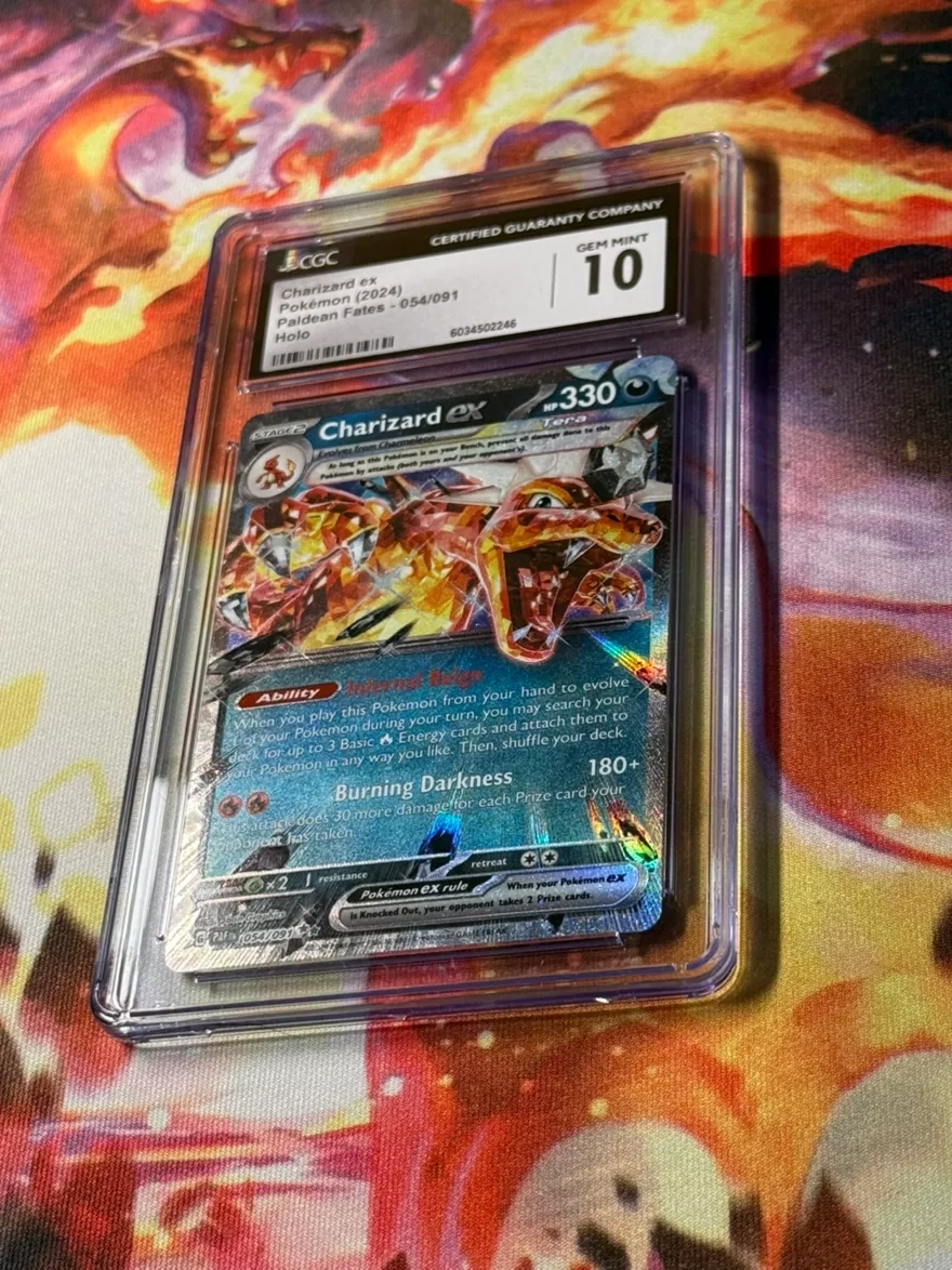 Charizard ex Paldean Fates CGC 10