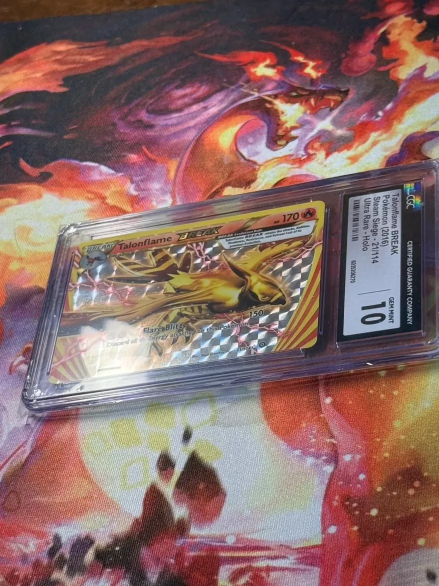 Talonflame BREAK Pokemon Card Steam Siege