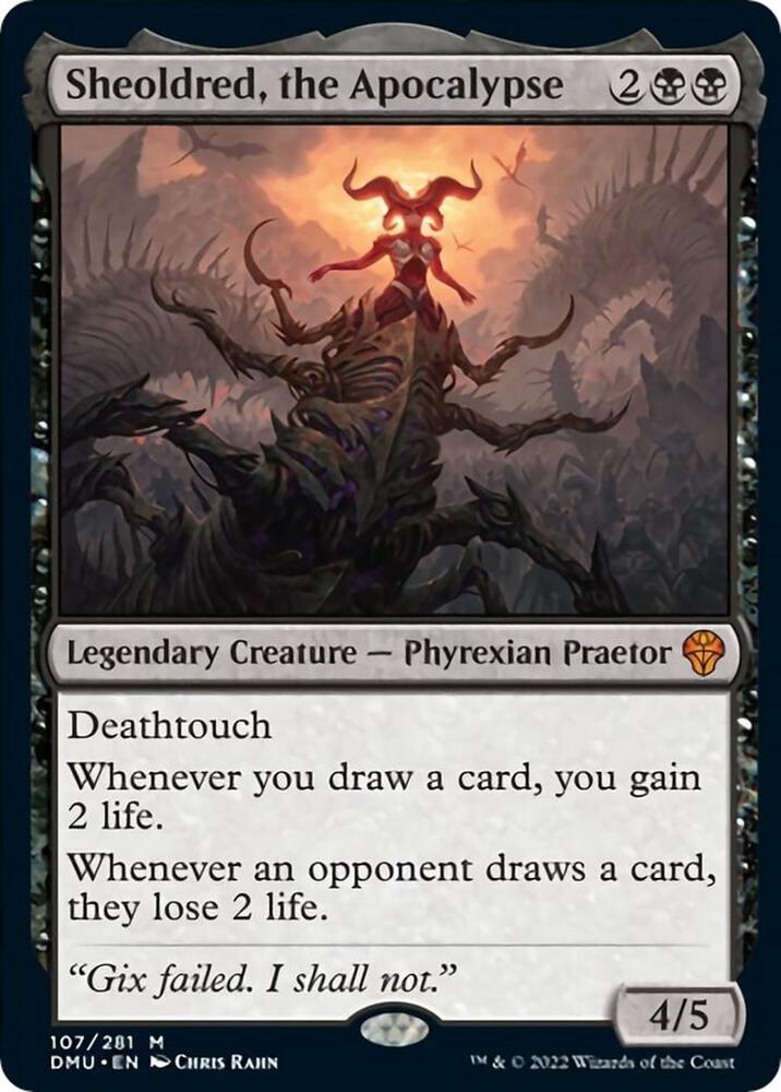 8 BANG spot (ask about contents if not visible) Grand = Sheoldred, The Apocalypse