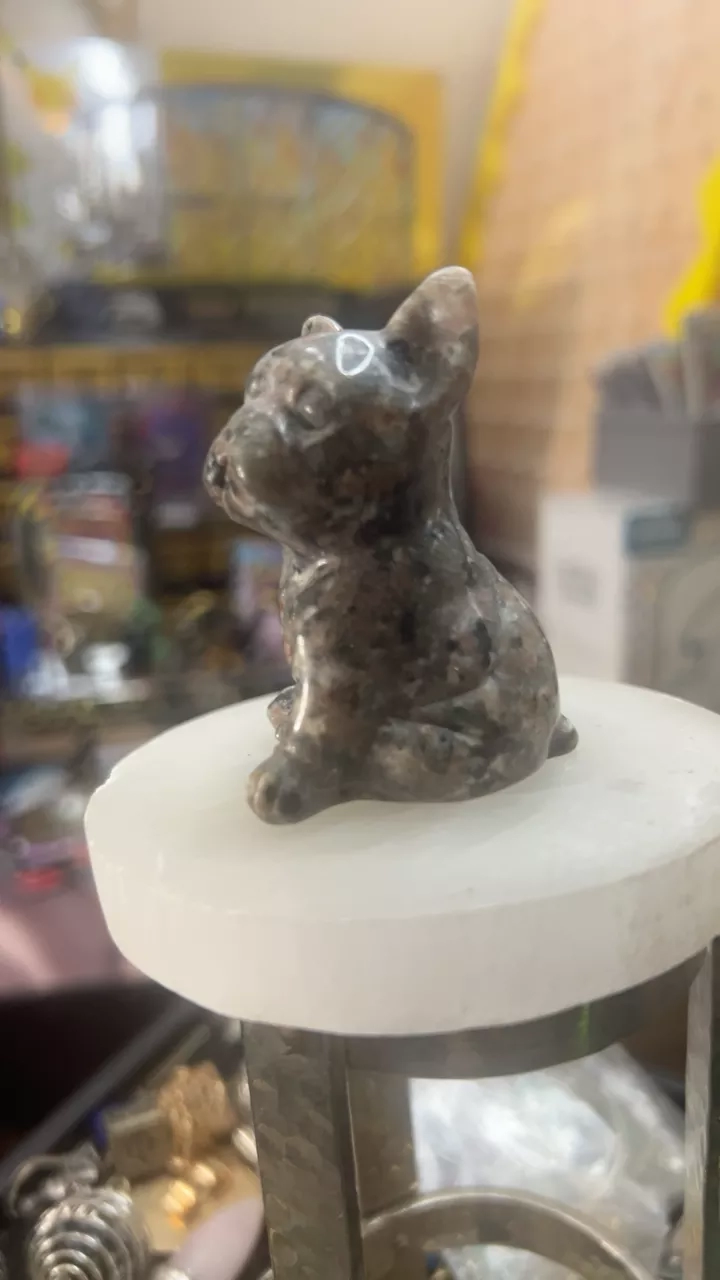 Crystal French Bulldog Figurine
