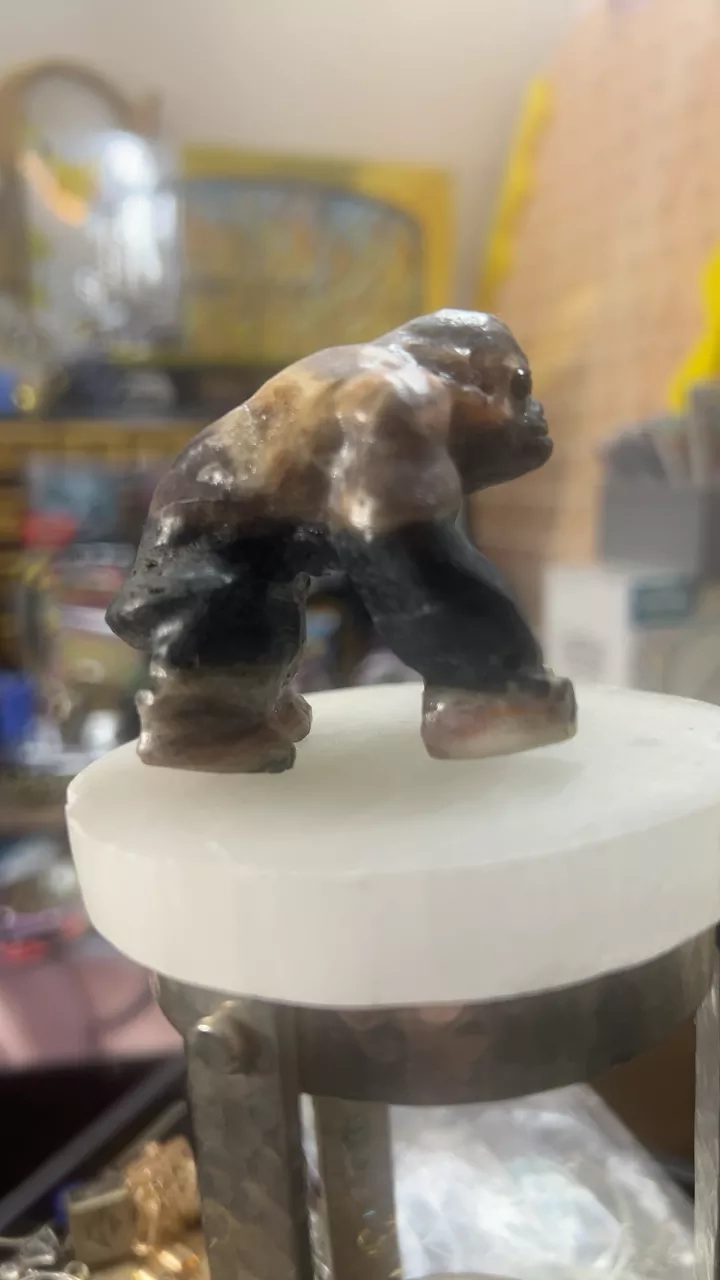 Crystal Carved Gorilla