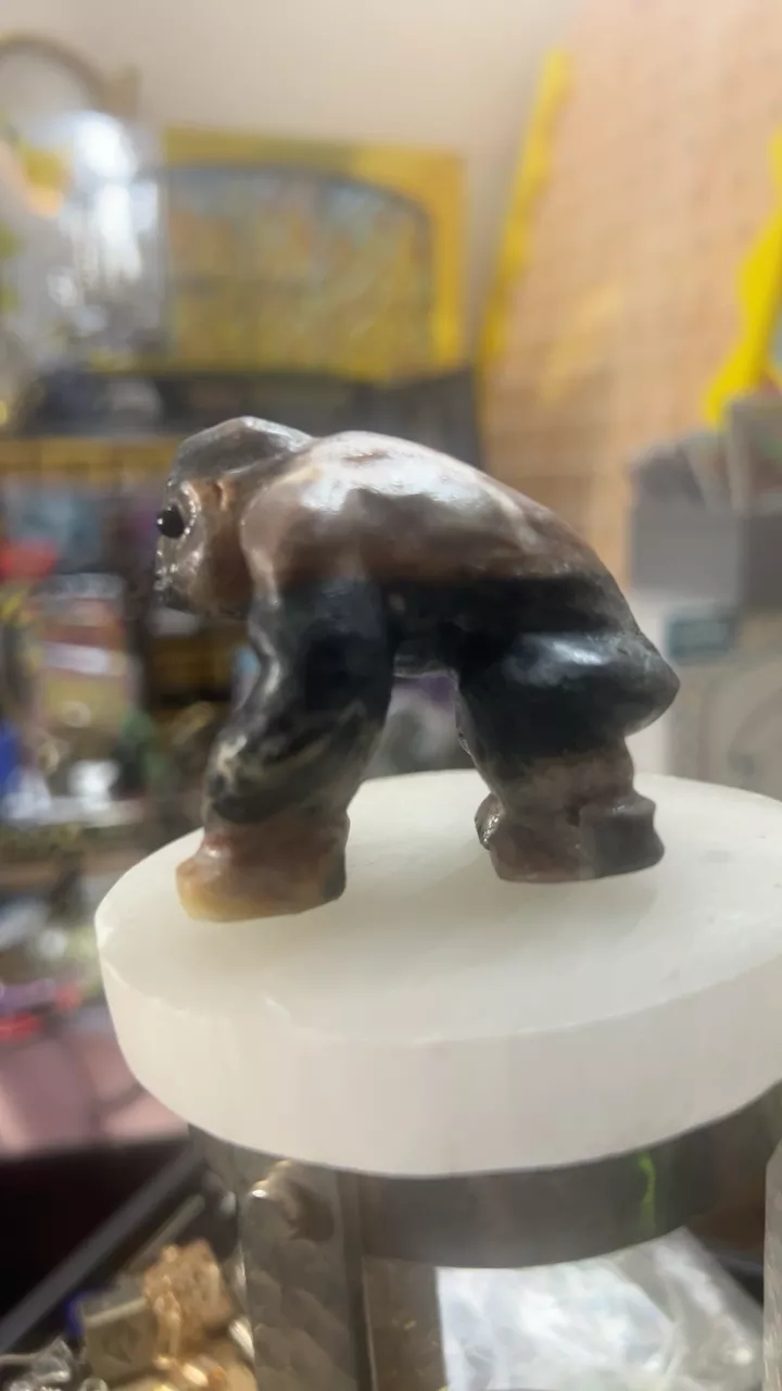 Crystal Carved Gorilla