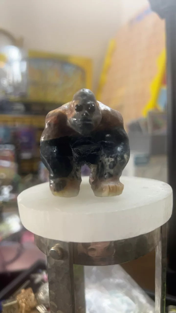 Crystal Carved Gorilla