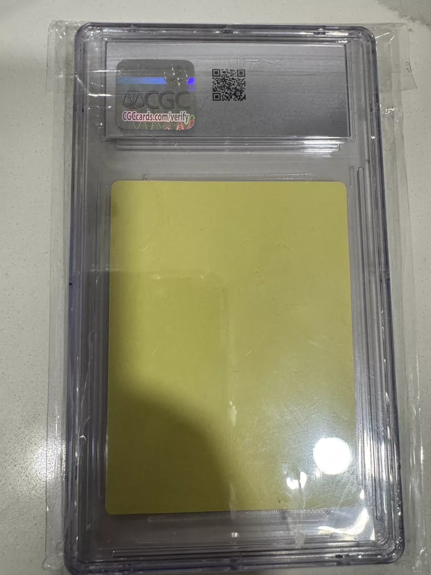 CGC 10 Lucario Cracked Ice Pokemon Card