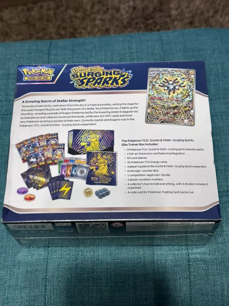 Pokemon TCG: Scarlet & Violet Surging Sparks Elite Trainer Box