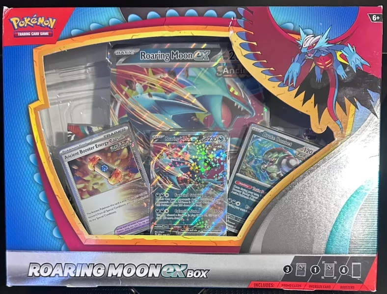 Pokemon TCG Roaring Moon ex Box