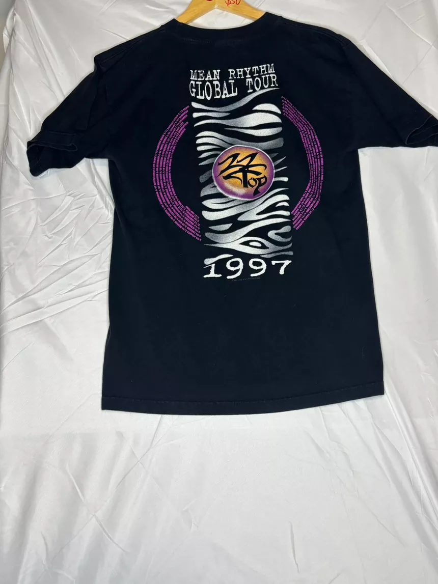 ZZ Top Mean Rhythm Global Tour Tee Large