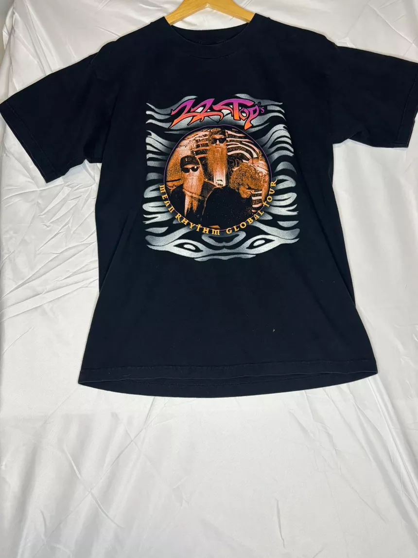 ZZ Top Mean Rhythm Global Tour Tee Large