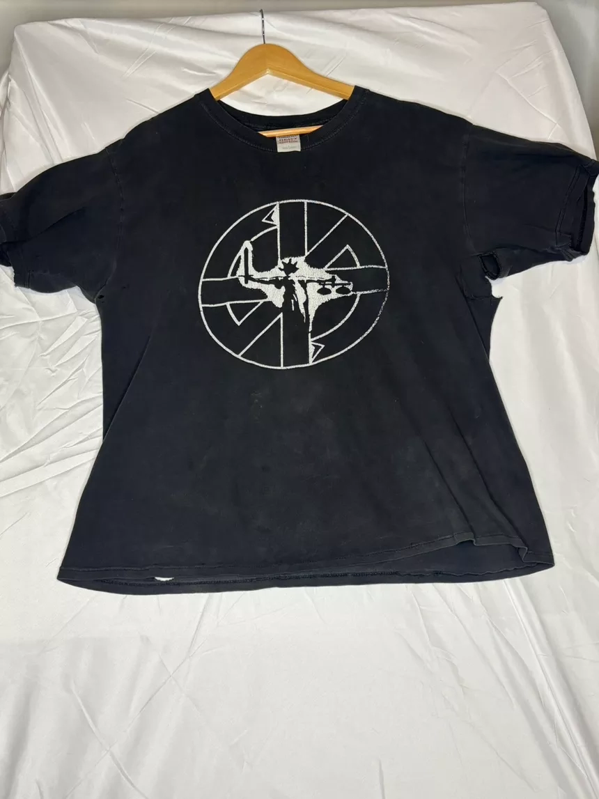 Vintage Crass Punk Band Graphic Tee Large