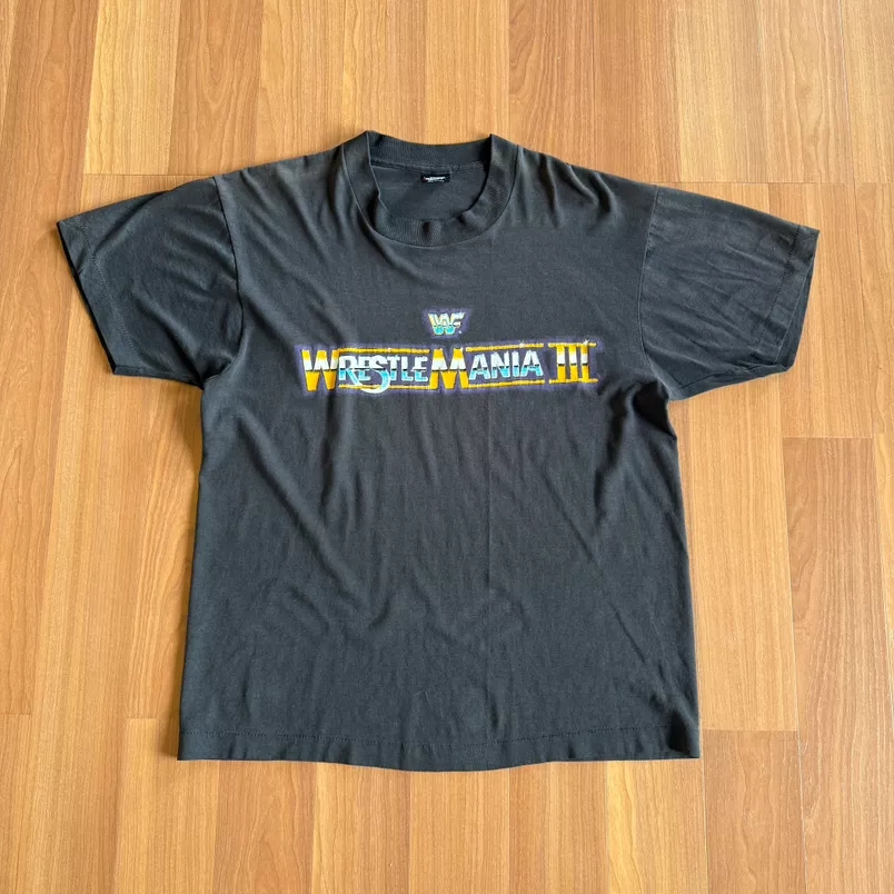 1987 Vintage WWF Wrestlemania III T-Shirt