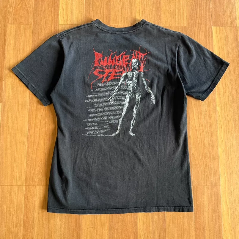 Pungent stench band tee metal 90s