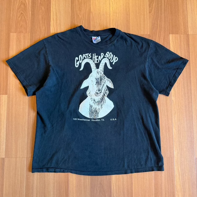 Goats Head Soup Houston Vintage punk venue tee