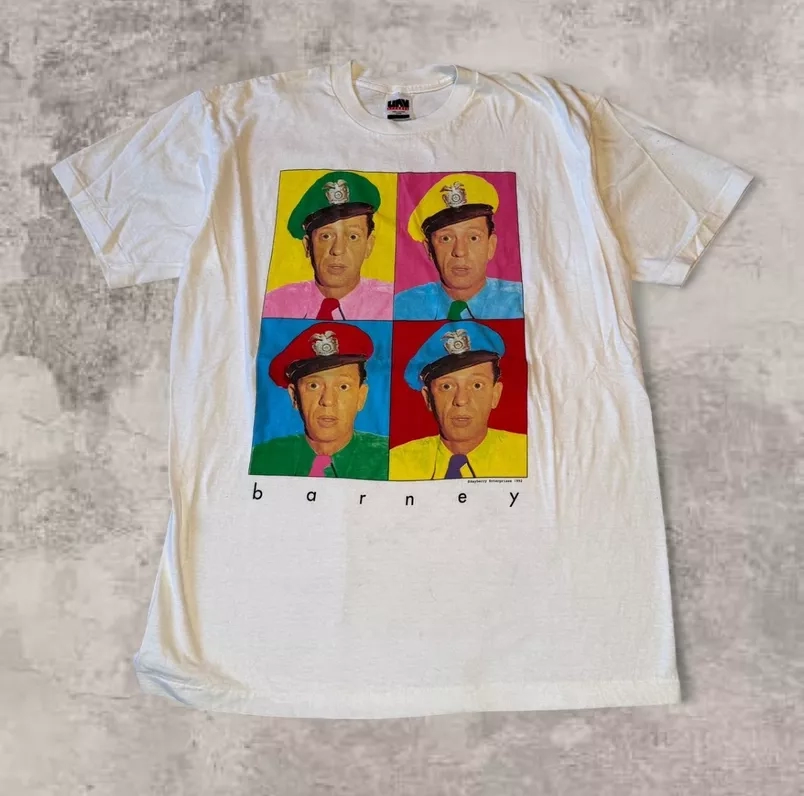 1992 Vintage Barney Fife Pop Art Tee