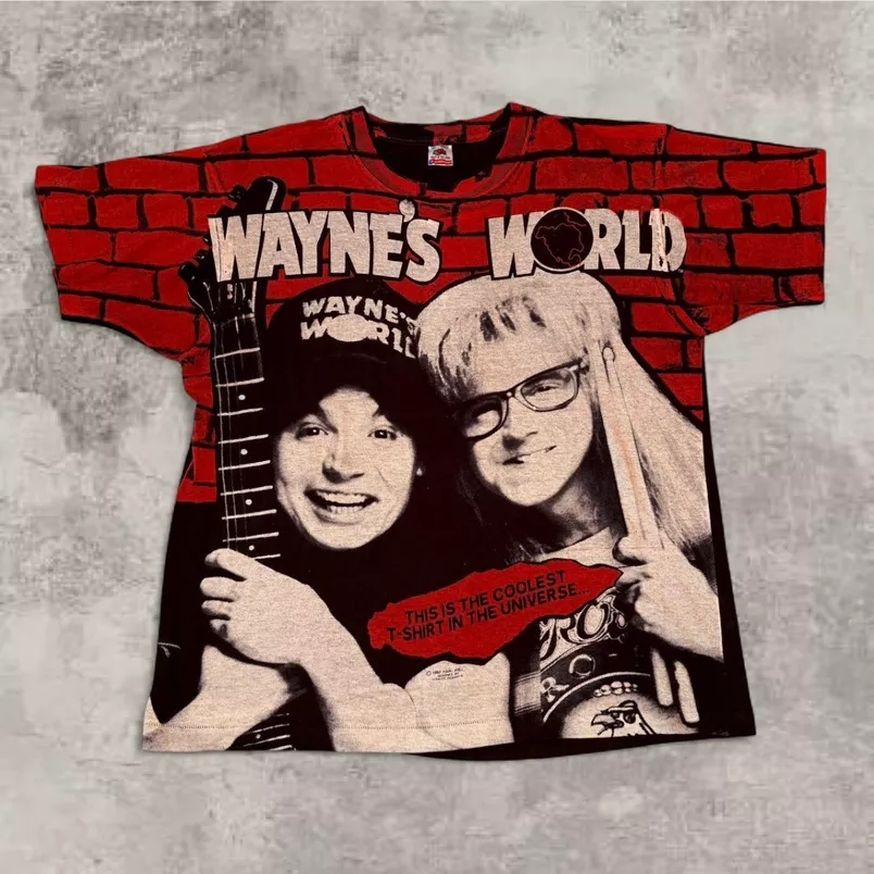 1992 Stanley desantis Vintage Wayne's World T-Shirt