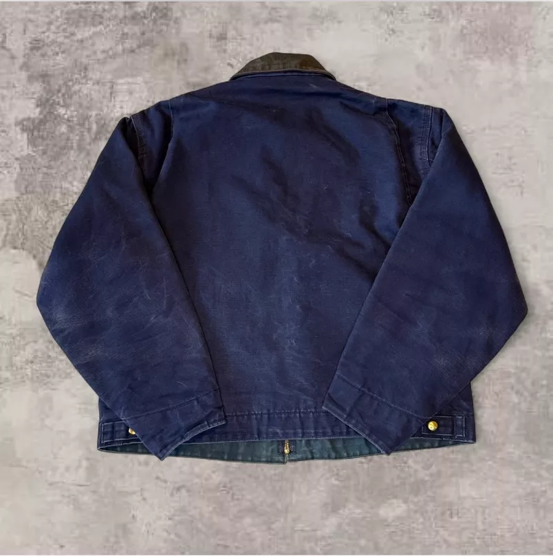 Vintage Carhartt navy blue Detroit Workwear Jacket