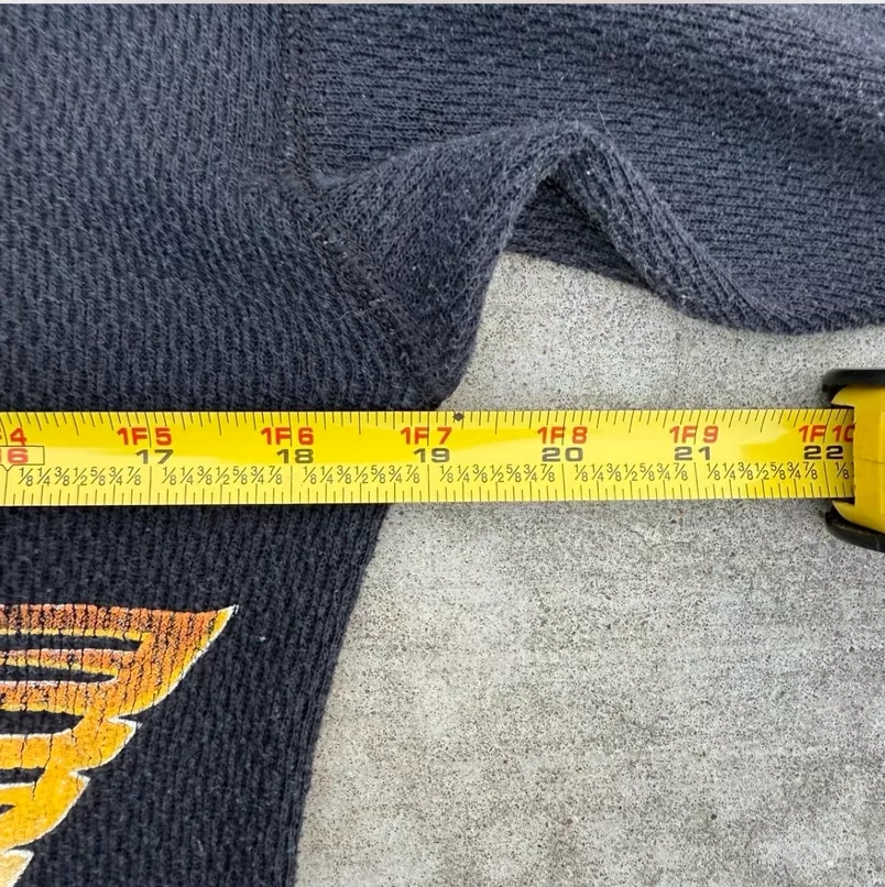 80s Harley-Davidson Flames Long Sleeve waffle Thermal