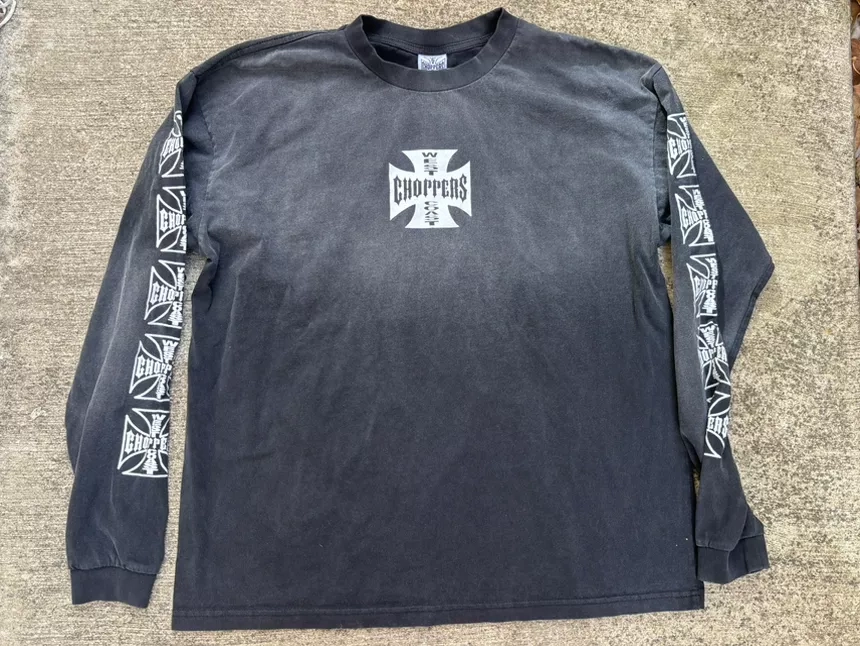 West Coast Choppers Long Sleeve T-Shirt Large