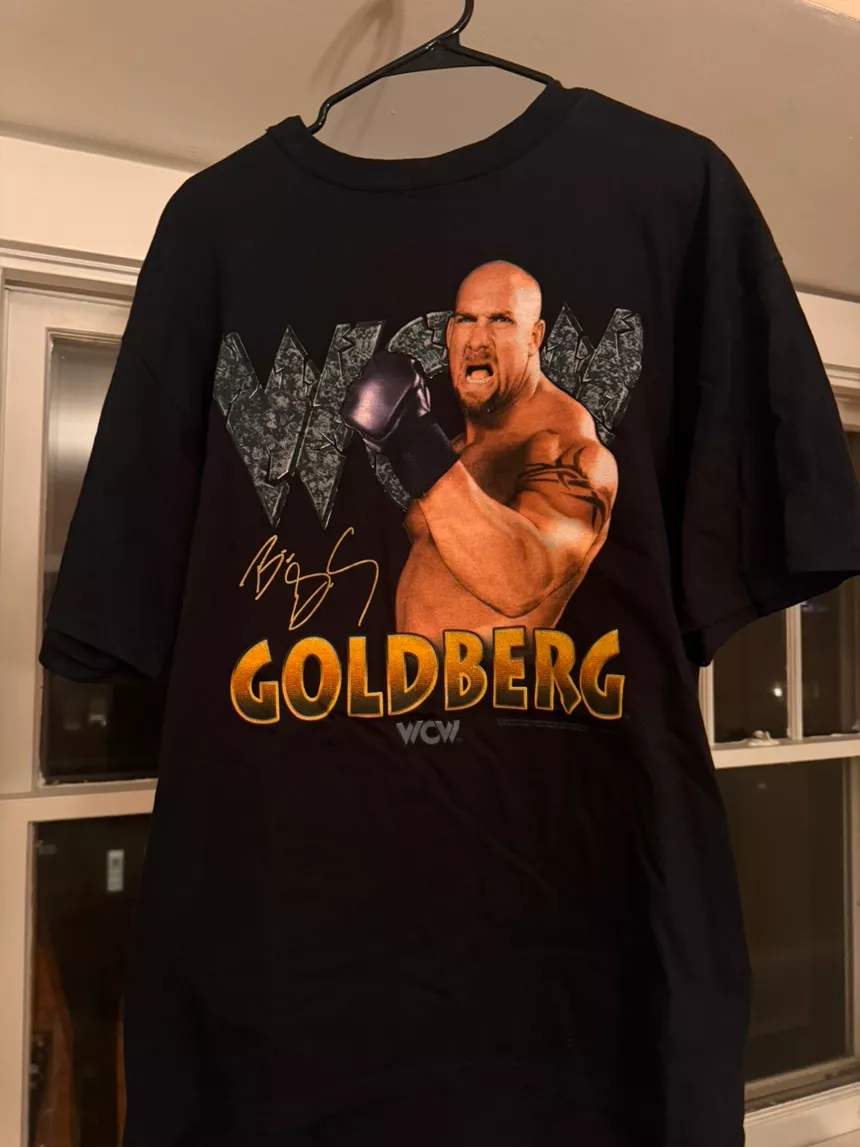Vintage Goldberg WCW Wrestling Graphic Tee