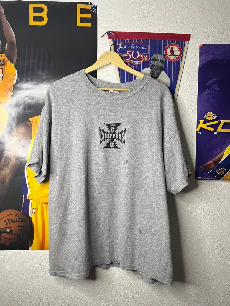 West Coast Choppers Gray Tee