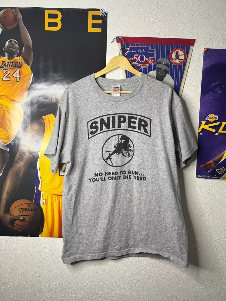 Vintage Sniper Graphic Tee