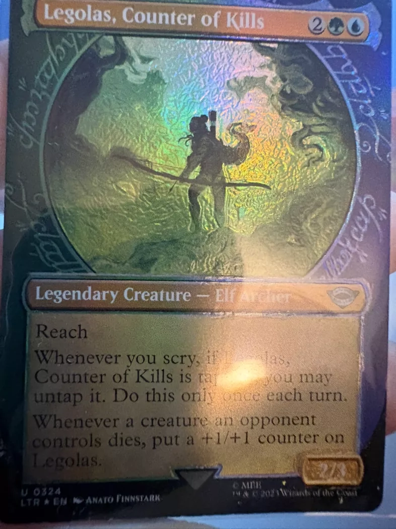 Alter: Texturized Foil Showcase Legolas, Counter of Kills