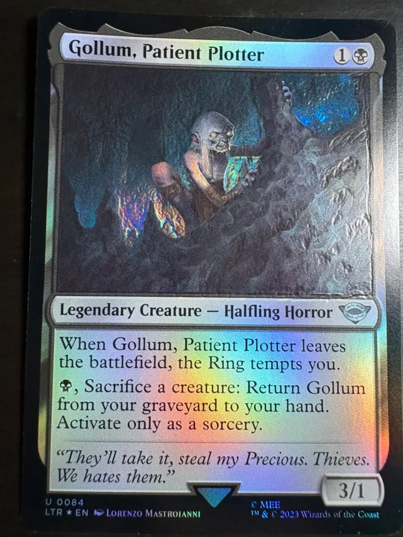 Alter: Texturized Foil Gollum, Patient Plotter