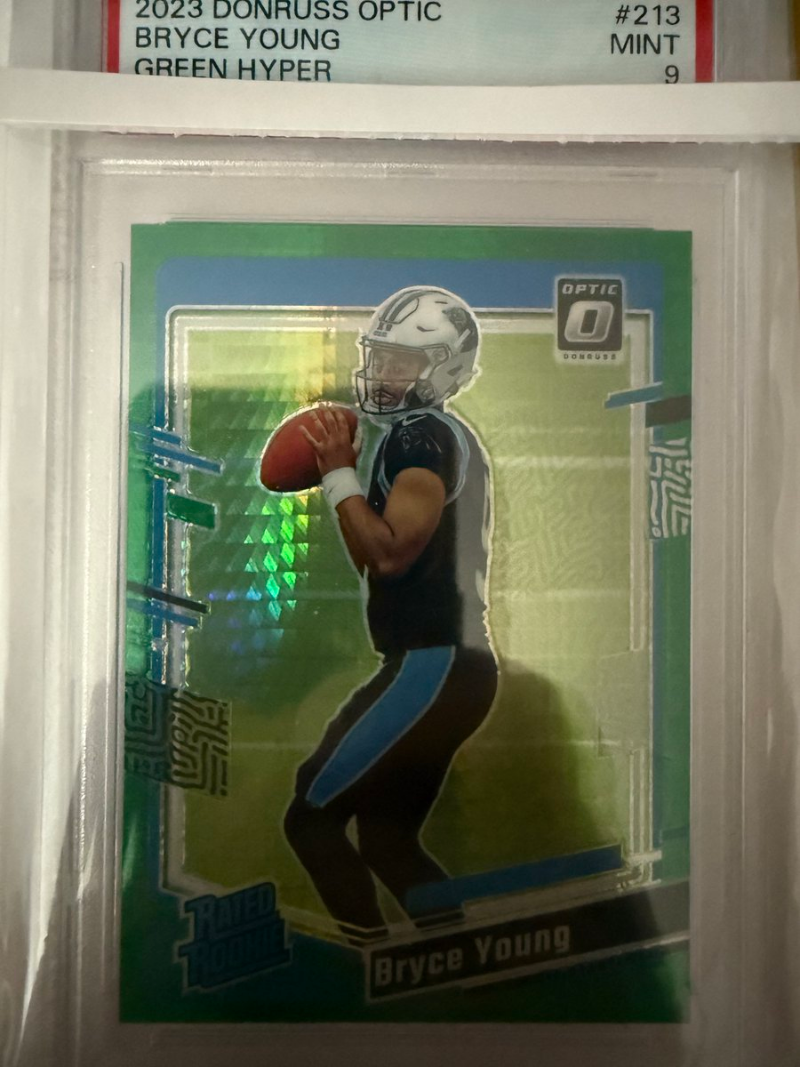 Bryce Young 2023 Donruss Optic #213 PSA 9