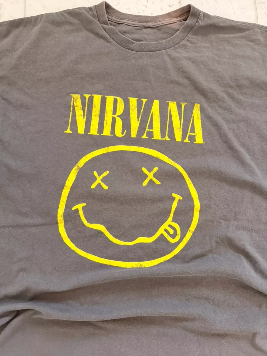 Nirvana Smiley Face Graphic Tee