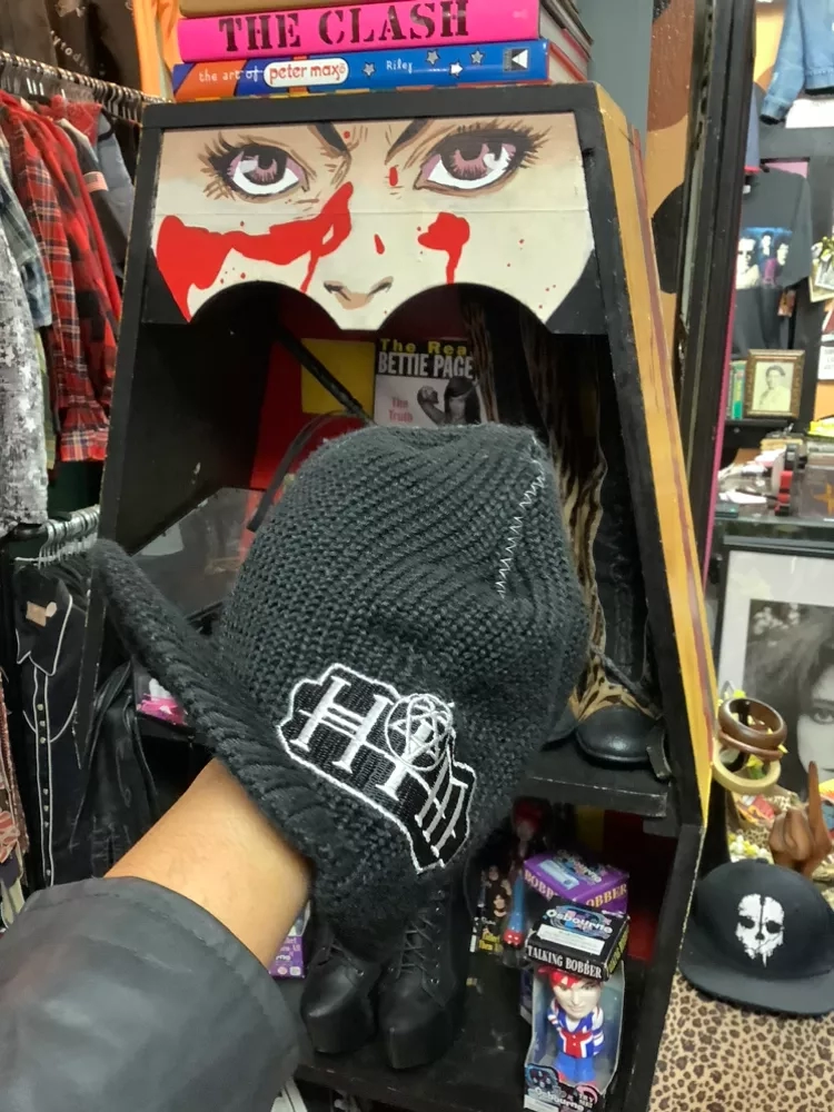 Vintage HiM Visor Hat Knit Beanie