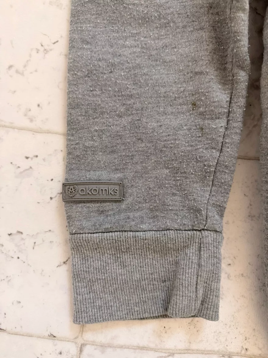 Akademics Grey Fleece Half-Zip Hoodie