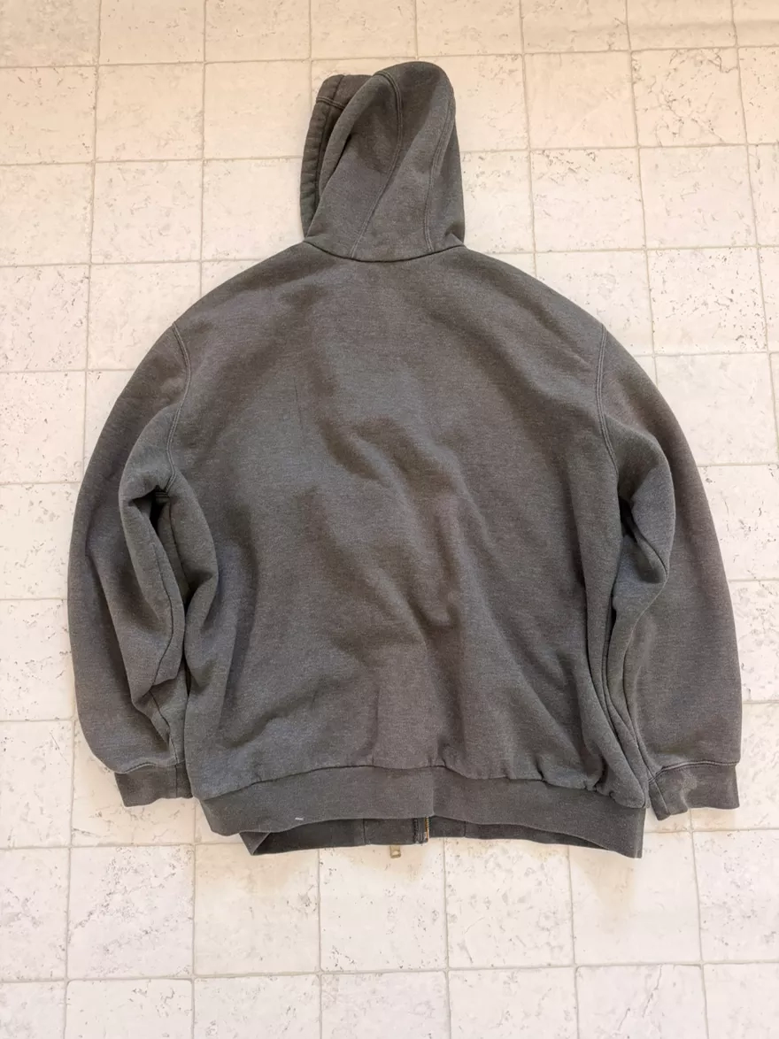 Carhartt Gray Full Zip Heavyweight Hoodie