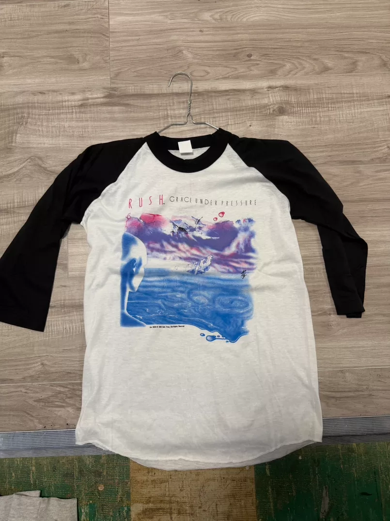 Vintage Rush Grace Under Pressure Raglan Tee