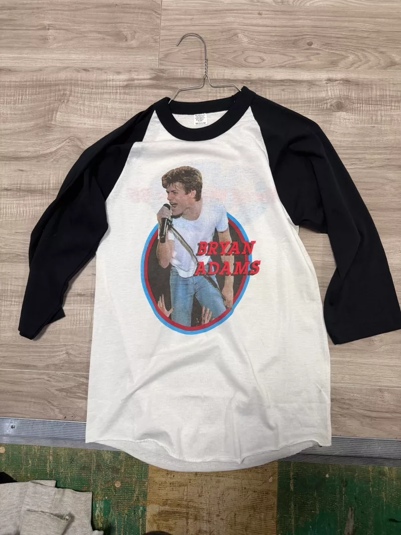 Vintage 80s Bryan Adams Raglan Tee