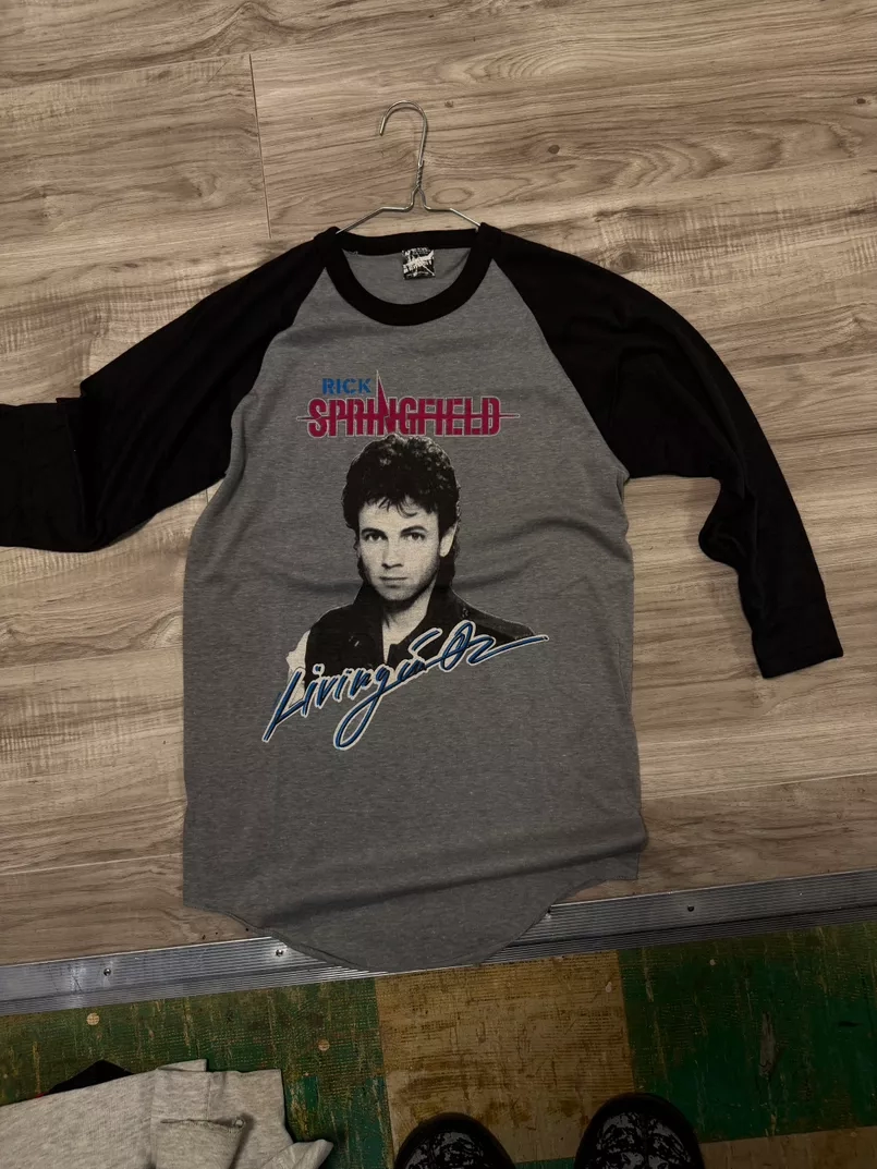 Vintage Rick Springfield Raglan Tee