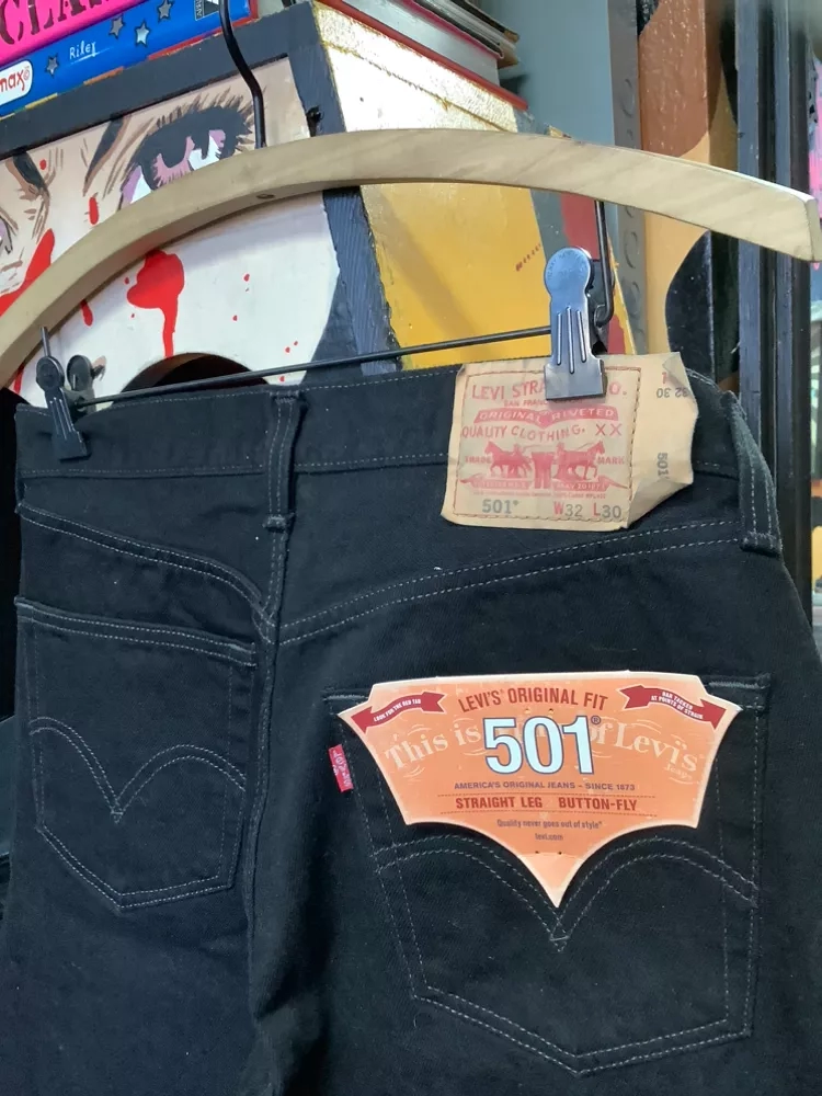 Levi's 501 Black Jeans