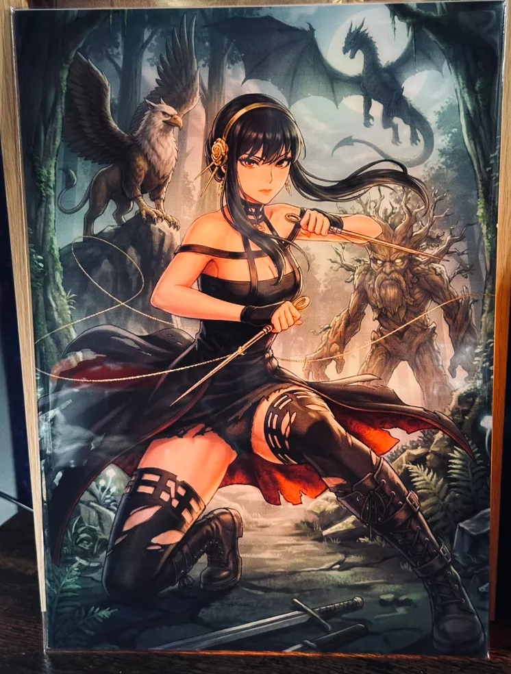 Spy x Family Yor Forger Art Print Board & Light Box