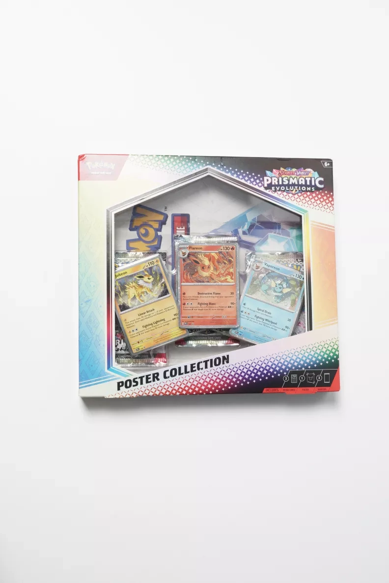 CX EXCLUSIVE Pokemon TCG: Scarlet & Violet Prismatic Evolutions Poster ...