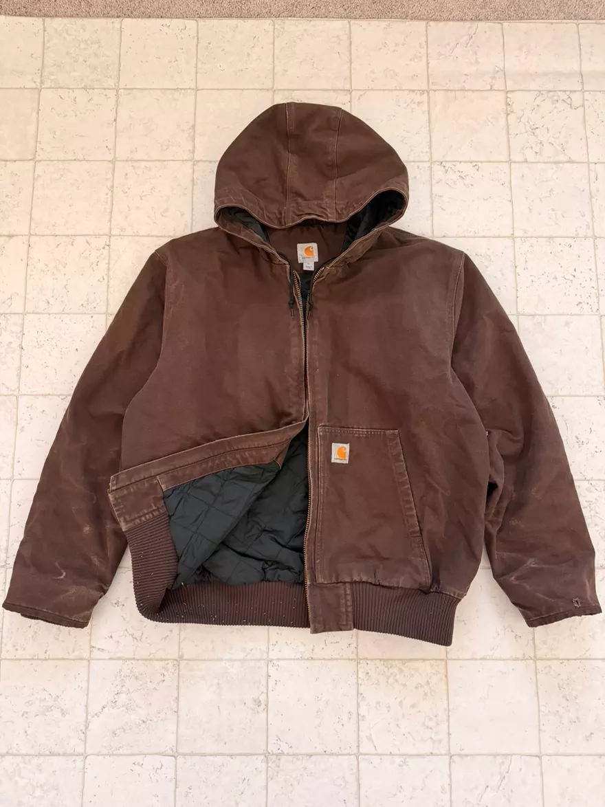 Carhartt Brown Duck Active Jacket