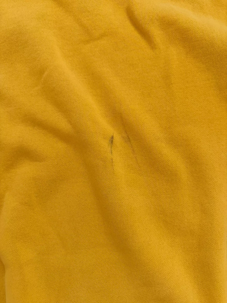 HWD Graphic Print Yellow Crewneck Sweatshirt