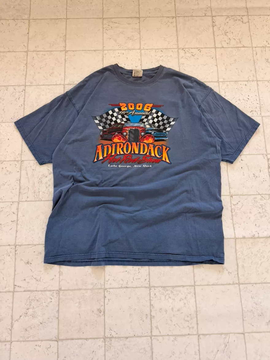 Vintage 2006 Adirondack Hot Rod Show Tee